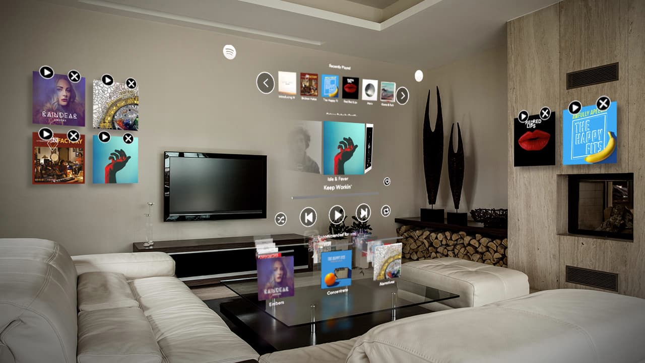 Spotify on Magic Leap preview