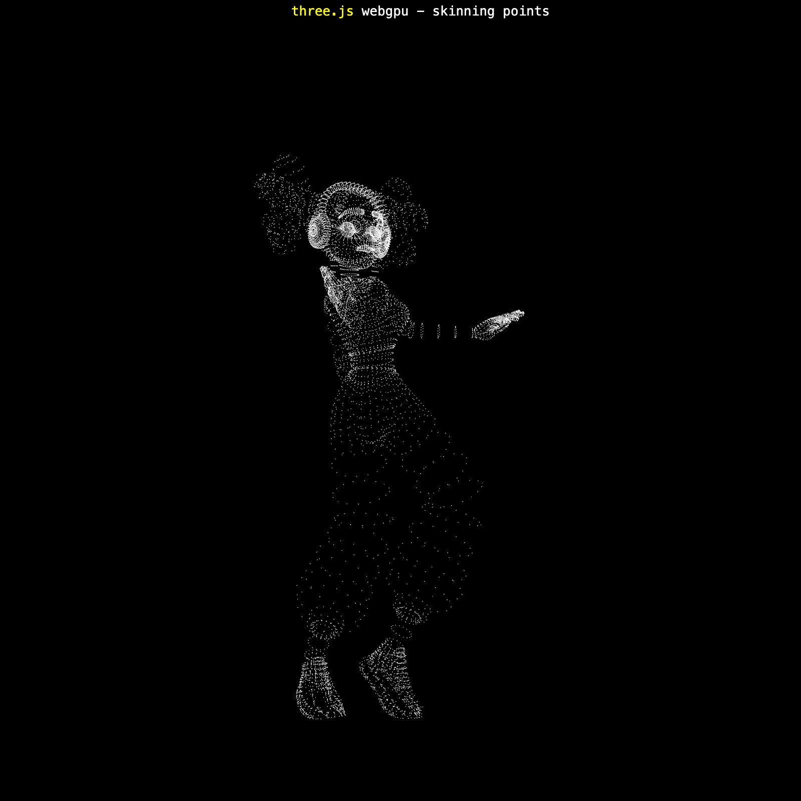 Sample Three.js Example Twitter/X Player Card